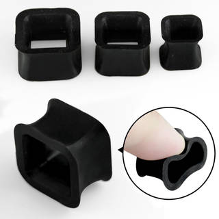 Flash silicon patratos negru 8mm