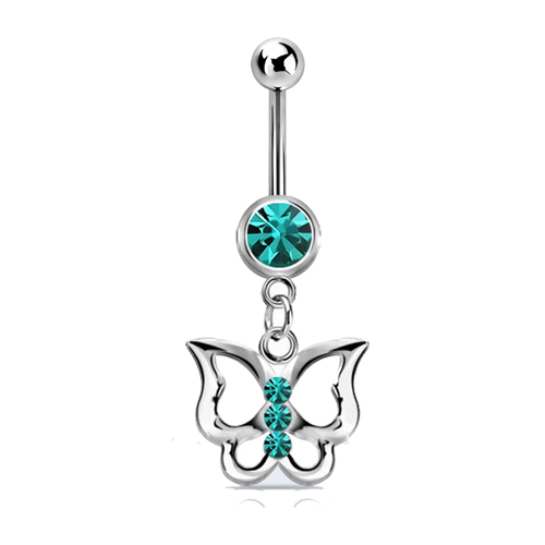 Fluture pandantiv Aqua