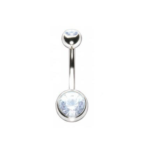 Double Jewel Banana - Titaniu - Crystal