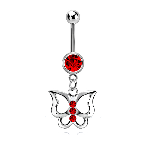 Fluture pandantiv Red