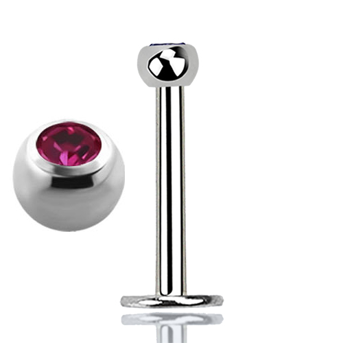 Jewelled Labret Fuchsia 8