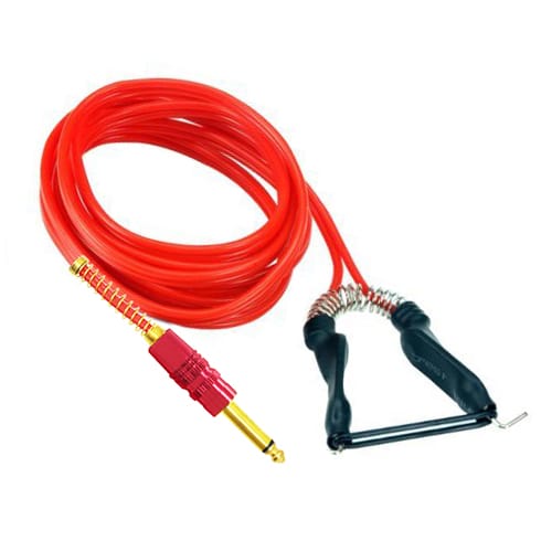 Cablu Clipcord din silicon rosu cu Jack