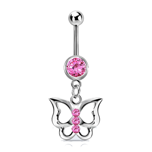 Fluture pandantiv Rose