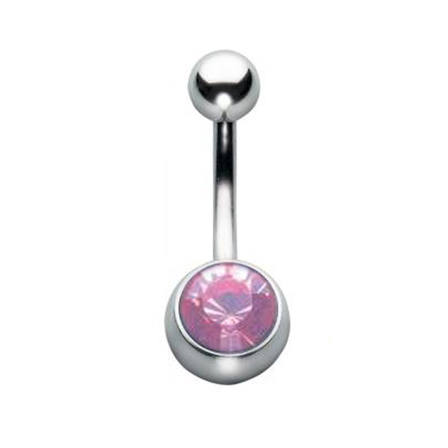 Single Jewel Banana - Rose-8mm