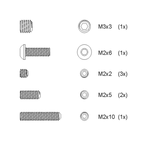 No. 50 Screw kit(Dragonfly)