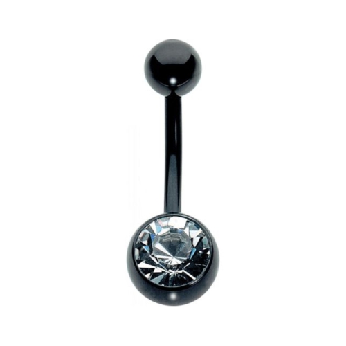 Single Jewel Banana - Black Jack - Titaniu - Jet