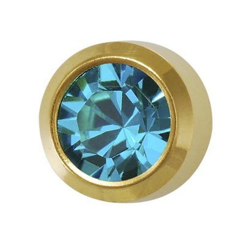 Cercei Studex Zircon - December - GOLD BIG