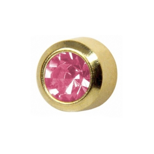 Cercei Studex Rose - October - Gold Mini
