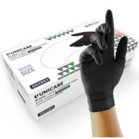 Unigloves  Black Latex - negre - M