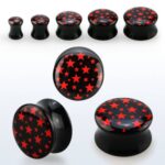 Flash acrilic - red star - 6mm - tip 2