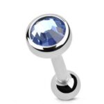 Tragus 1.2 x 6 x 5mm - Light Sapphire