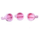 Inele pt pigmenti mici -cu despartitor - pink