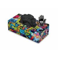 Manusi nitril Graffiti M - 100buc